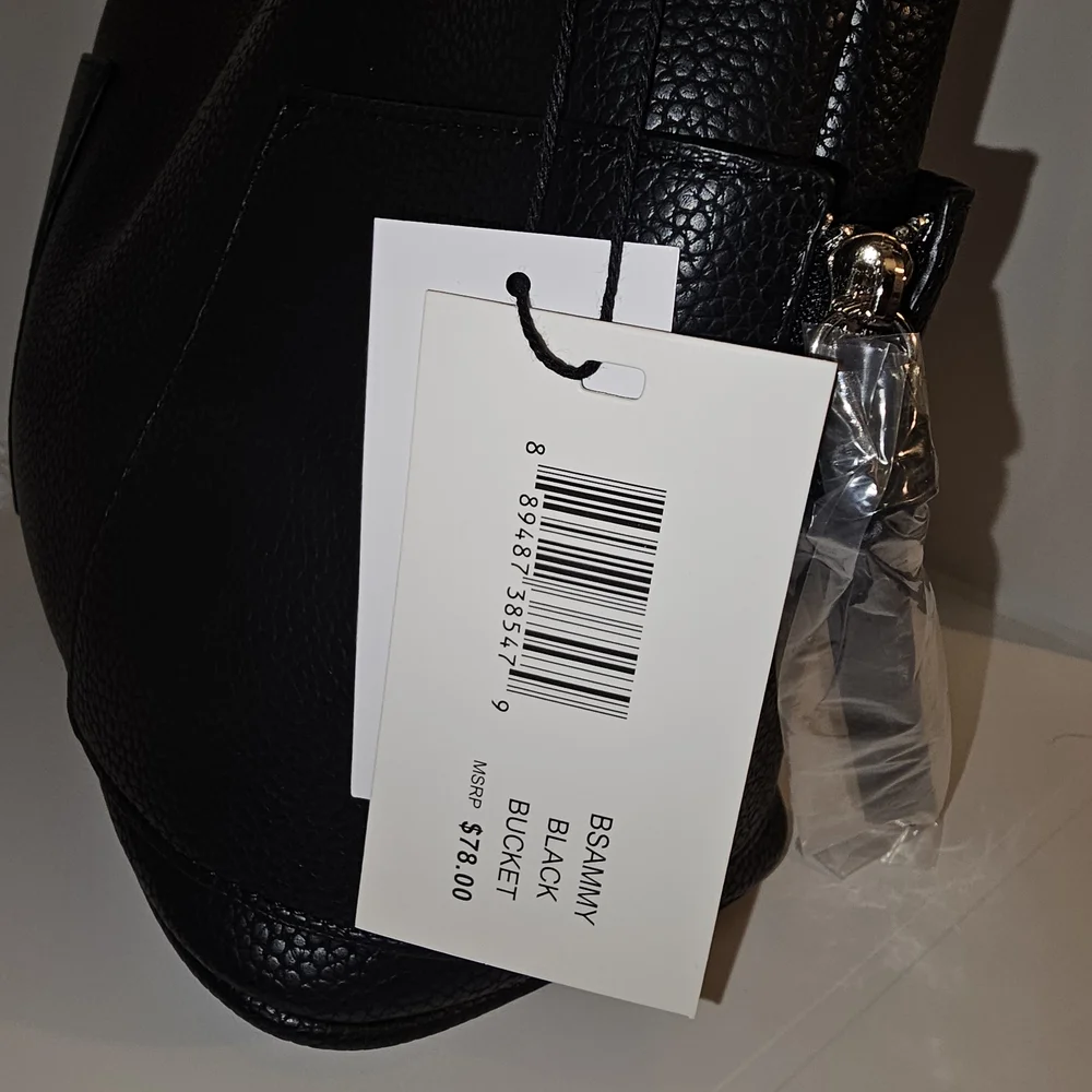 Steve Madden Bucket Bag With Studded Shoulder Strap And Crossbody Strap NWTs
